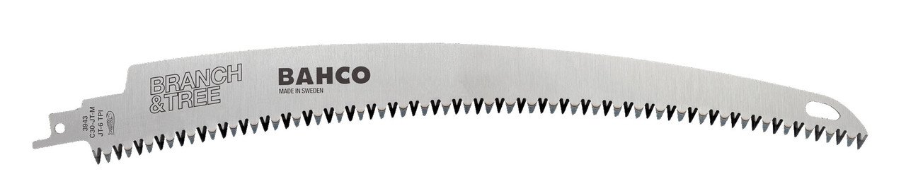 Bahco Reciprocating Long Curved Saw Blade for Medium Cut with 6.2 TPI 373 mm - 3943-C35-JTM