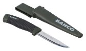 Bahco Tradesman Laplander Knife with 2-Component Green Handle 218 mm - 2446-LAP