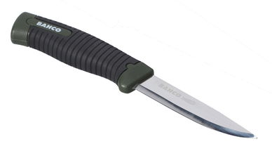 Bahco Tradesman Laplander Knife with 2-Component Green Handle 218 mm - 2446-LAP