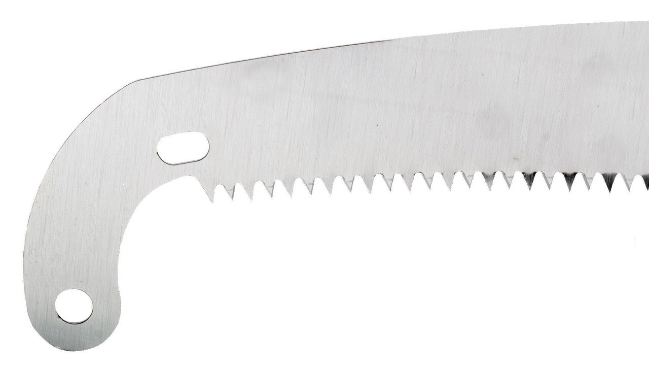 Bahco Fileable Toothed Pole Pruning Saw with Steel Tube Handle and Extended Hook Tip 6 TPI 360 mm - BAH386-6T