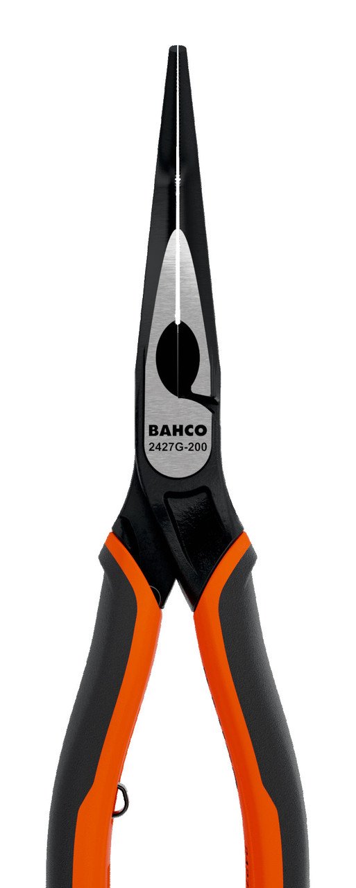 Bahco ERGO 45 Bent Tip Snipe Nose Pliers - BAH2427G-160