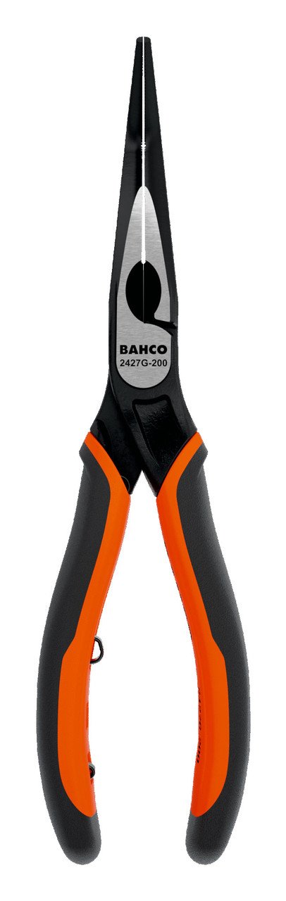 Bahco ERGO 45 Bent Tip Snipe Nose Pliers - BAH2427G-160