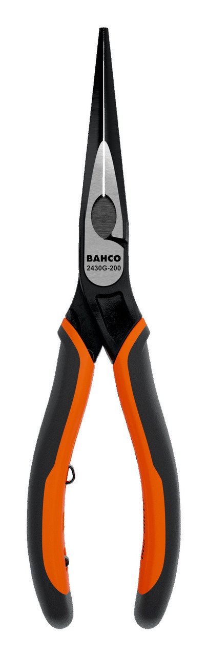 Bahco ERGO Long Snipe Nose Pliers - BAH2430G-200