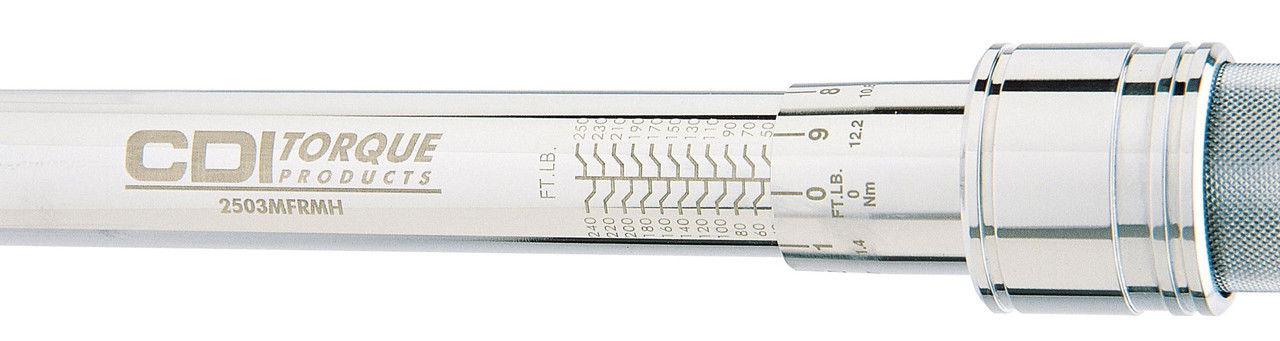 3 8 Dr 30 250 In Lbs 4.0 27.7 Nm CDI Adjustable Torque Wrench 2502MRMH