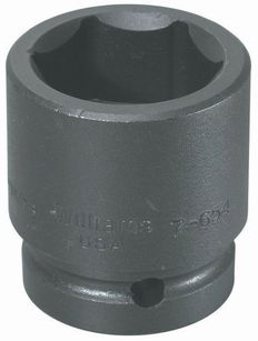 2 9/16" Williams 1" Dr Shallow Impact Socket 6 Pt - 7-682