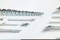 19 - 60MM Williams 3/4" Dr Shallow Socket Tool Set 12 Pt  20 Pcs - MSH-20