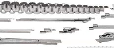 7/8 - 2" Williams 3/4" Dr Shallow Socket & Tool Set 12 Pt 22 Pcs - WSH-22