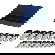 7/8 - 2" Williams 3/4" Dr Shallow Socket Set 12 Pt 16 Pcs & Tool Box - WSH-16TB