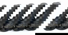 5/8 - 1" Williams 3/4" Dr Hex Driver Impact Socket Set 5 Pcs - 38932