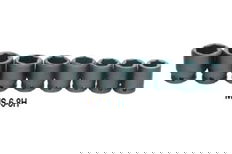19 - 41MM Williams 3/4" Dr Shallow Impact Socket Set 6 Pt 8 Pcs & Clip Rail- MS-6-8H