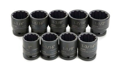 Uxcell 3/4 Inch Square Drive 12 Point 19mm Standard Impact Socket Alloy Steel