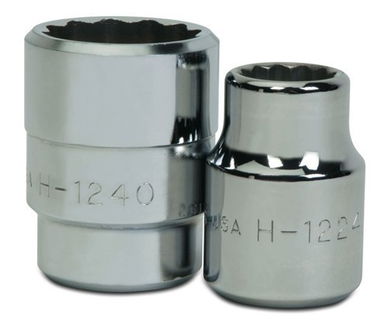 1 1/4" Williams 3/4" Dr Shallow Socket 12 Pt - H-1240