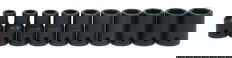 10 - 19MM Williams 1/2" Dr Shallow Impact Socket Set 6 Pt 10 Pcs - MS-4-10HRC
