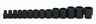 3/8 - 1 1/4" Williams 1/2" Dr Shallow Impact Socket Set 6 Pt 14 Pcs - WS-4-14