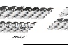 10 - 24MM Williams 1/2" Dr Shallow Socket Set 12 Pt 15 Pcs - MSS-15RC