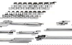 10 - 26MM Williams 1/2" Dr Socket & Tool Set 12 Pt 22 Pcs - MSS-22F