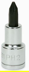 # 2 Williams 1/2" Dr Phillips Bit Socket - 35251