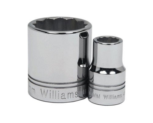 16MM Williams 1/2" Dr Shallow Socket 12 Pt - STM-1216