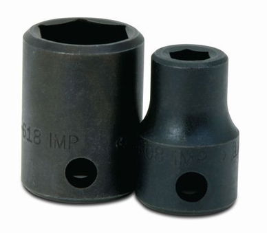 3/8" Williams 1/2" Dr Shallow Impact Socket 6 Pt - 4-612