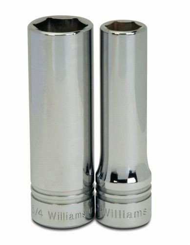 1/2" Williams 1/2" Dr Deep Socket 6 Pt - SD-616