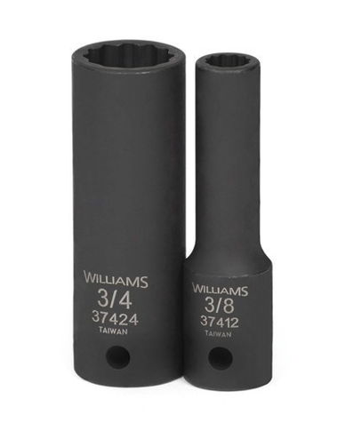 1 1/2" Williams 1/2" Dr Deep Impact Socket 12 Pt - 37448
