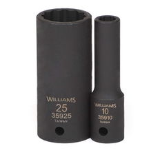 26MM Williams 1/2" Dr Deep Impact Socket 12 Pt - 35926