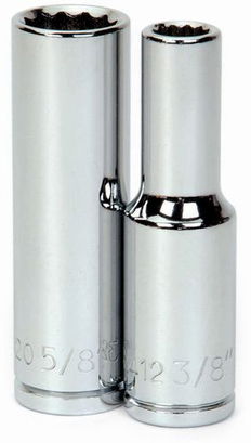 3/8" Williams 1/2" Dr Deep Socket 12 Pt - 32412