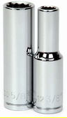 3/8" Williams 1/2" Dr Deep Socket 12 Pt - 32412