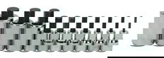 1/8 - 5/8" Williams 3/8" Dr Hex Bit Socket Set 10 Pcs - WSBS-10RC