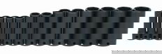 5/16 - 1" Williams 3/8" Dr Deep Impact Socket Set 6 Pt 12 Pcs - WS-12-12