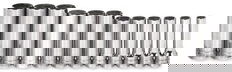 9 - 19MM Williams 3/8" Dr Deep Socket Set 6 Pt 12 Pcs - MSBD-12HRC