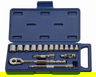 8 - 19MM Williams 3/8" Dr Shallow Socket & Tool Set 6 Pt 15 Pcs - 50665