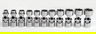 8 - 19MM Williams 3/8" Dr Universal Socket Set 11 Pcs - 31939