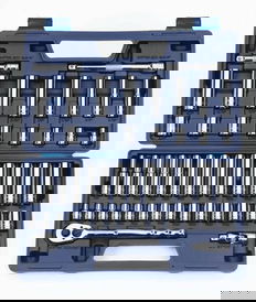 SAE & MM Williams 3/8" Dr Shallow & Deep Socket & Tool Set 6 Pt & 12 Pt 47 Pcs - JHW50666