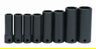 5/16 - 3/4" Williams 3/8" Dr Deep Impact Socket Set 6 Pt 8 Pcs - WS-12-8
