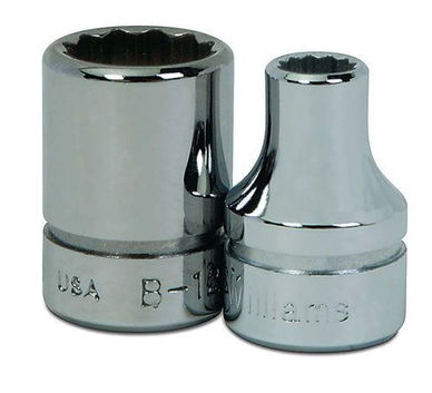 1/4" Williams 3/8" Dr Shallow Socket 12 Pt - B-1208