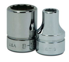 3/8" Williams 3/8" Dr Shallow Socket 12 Pt - B-1212