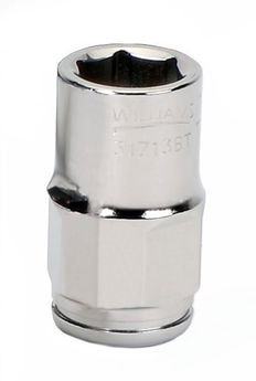16MM Williams 3/8" Dr Bolt Thru Socket 6 Pt - 31716BT