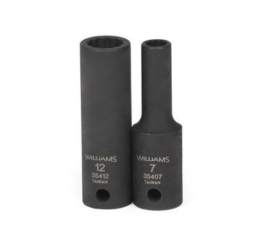 11MM Williams 3/8" Dr Deep Impact Socket 12 Pt - 35411