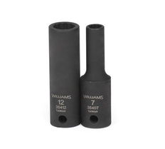 7MM Williams 3/8" Dr Deep Impact Socket 12 Pt - 35407