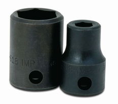 1/4" Williams 3/8" Dr Shallow Impact Socket 6 Pt - 2-608