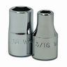 1/8" Williams 1/4" Dr Shallow Socket 6 Pt - M-604