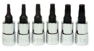 T10 - T30 Williams 1/4" Dr Torx Bit Set 6 Pcs - 30908
