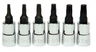 T10 - T30 Williams 1/4" Dr Torx Bit Set 6 Pcs - 30908