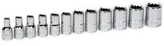 4 - 14MM Williams 1/4" Dr Shallow Socket Set 12 Pt 12 Pcs - 30925