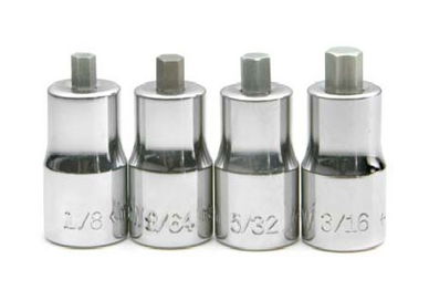 1/8 - 3/16" Williams 1/4" Dr Hex Bit Socket Set 4 Pcs - WSM-4TRC