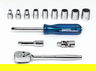 5/32 - 9/16" Williams 1/4" Dr Shallow Socket & Tool Set 6 Pt & 12 Pt 13 Pcs - WSM-13F