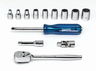 5/32 - 9/16" Williams 1/4" Dr Shallow Socket & Tool Set 6 Pt & 12 Pt 13 Pcs & Tool Box - WSM-13FTB