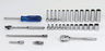 4 - 14MM Williams 1/4" Dr Shallow & Deep Socket & Tool Set 6 Pt 30 Pcs - MSM-30HF