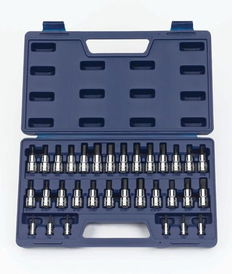 Williams 1/4" & 3/8" Dr Hex, Screwdriver & Torx Bit Socket Set 32 Pcs & Tool Box - 50681